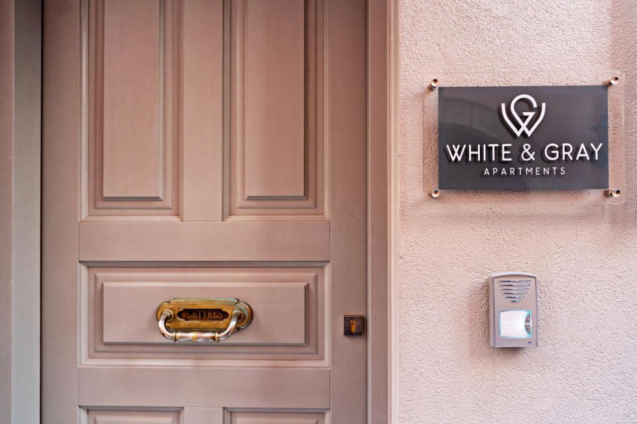 White&Gray Apartment Rétino Exterior foto